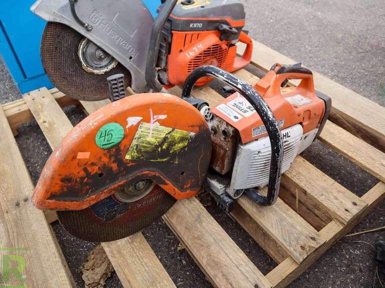 Husqvarna and Stihl Demo Saws, Inoperable Roller Auctions