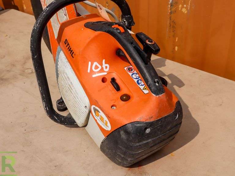 Stihl TS420 Gas Demolition Saw With Blade Roller Auctions