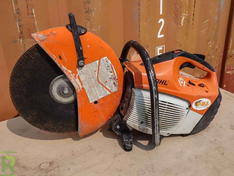 Stihl TS420 Gas Demolition Saw With Blade Roller Auctions