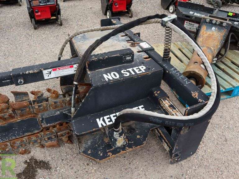 McMillen 1525 5ft Hydraulic Trencher Attachment To Fit Skid Steer Loader Roller Auctions