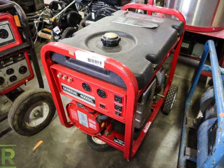 Generac 4000XL Generator, Gas ( Roller Unable to Start) Roller Auctions