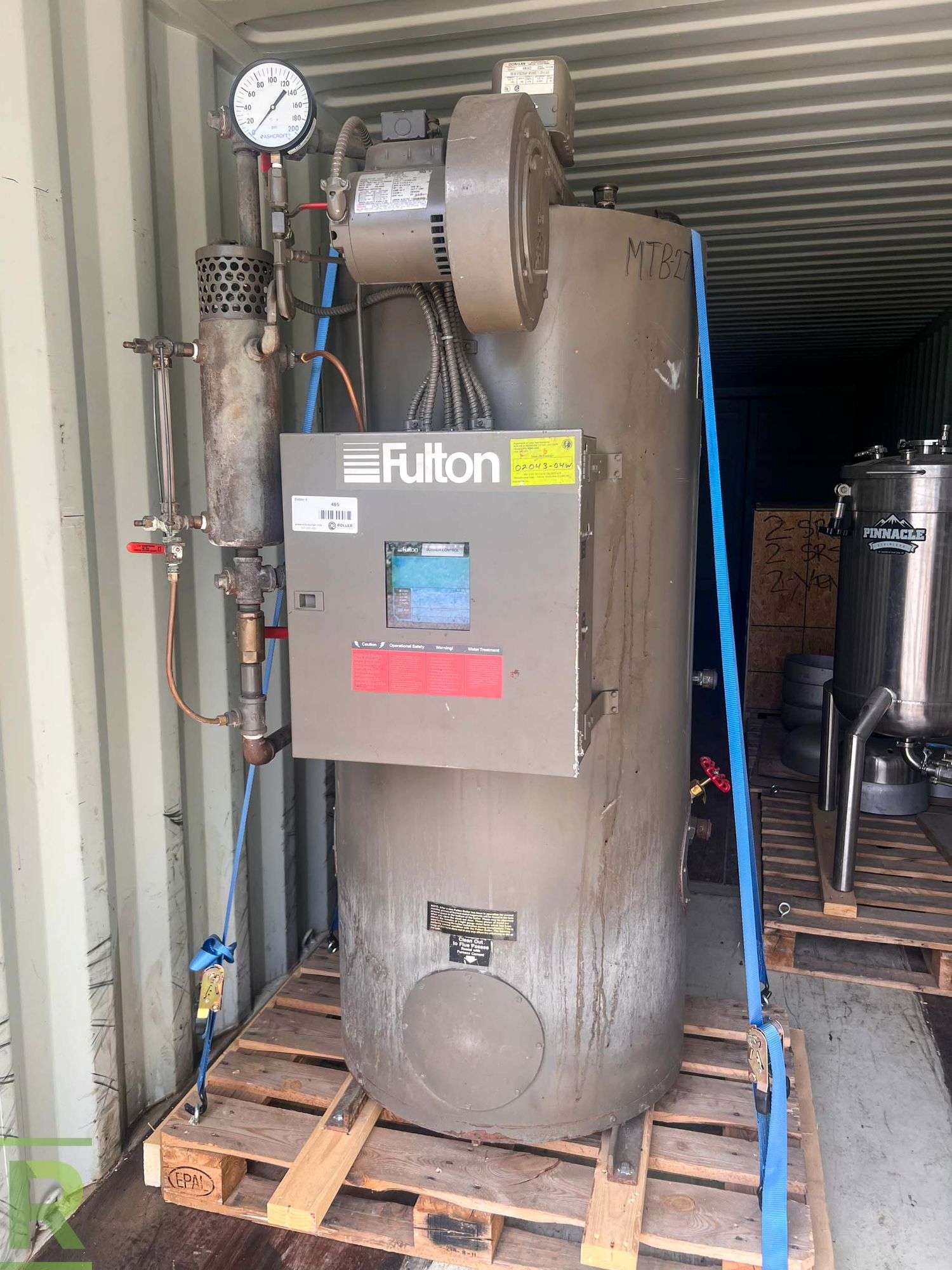 Fulton FB-010-A Gas Fired Steam Boiler - Roller Auctions