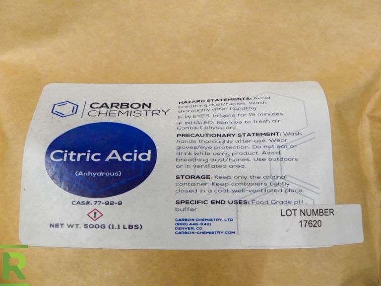 (2) Trays of Citric Acid and Sodium Bicarbonate Filter Media Roller