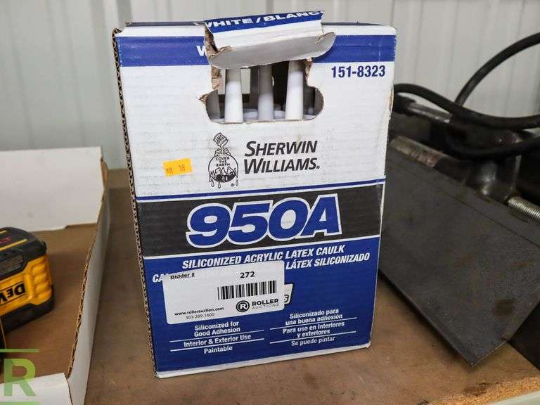 (12) Tubes of Sherwin Williams 950A Siliconized Acrylic Latex Caulk