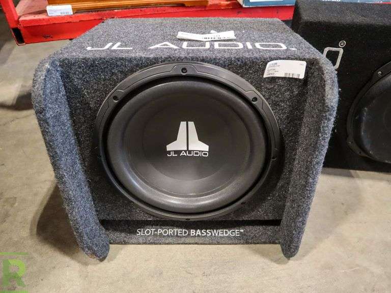 (2) JL Audio Speaker Boxes With Speakers Roller Auctions