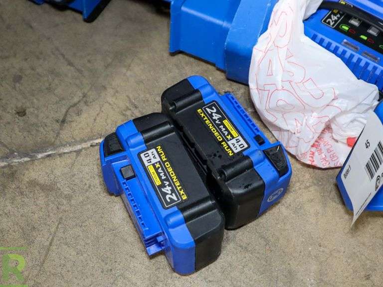 Kobalt Cordless Fan, Radio / Air Compressor, (2) Batteries, Chargers,  Electric Space Heater - Roller Auctions