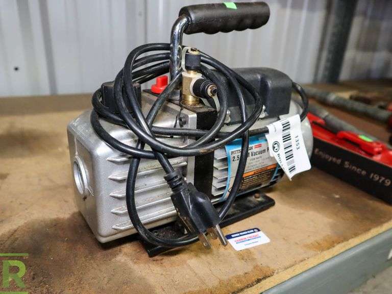 Pittsburgh 2.5CFM Vacuum Pump Roller Auctions