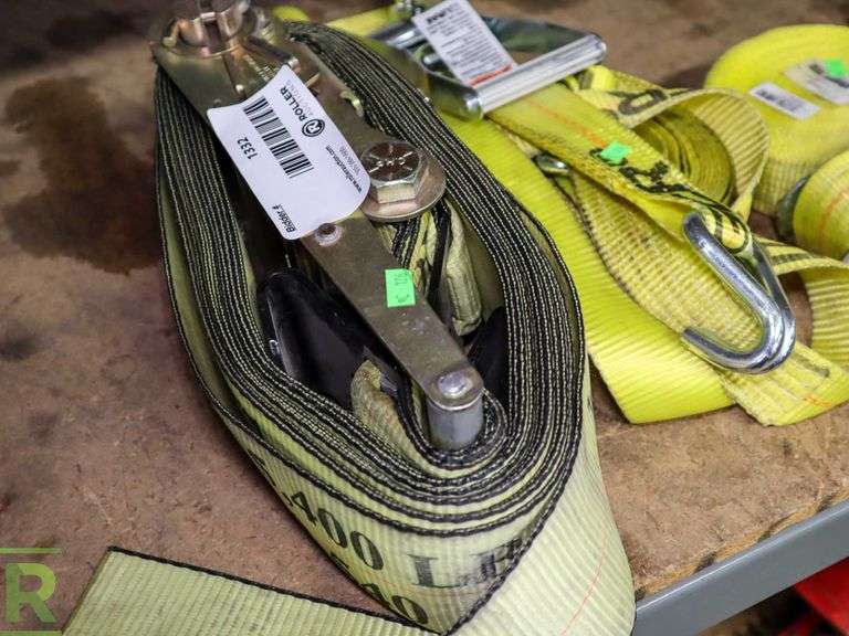 (3) Tie Down Straps Roller Auctions
