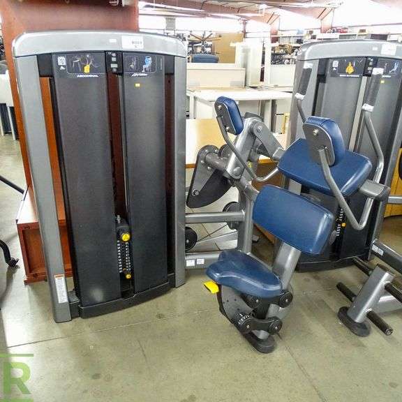 Life Fitness SS AB Abdominal Cable Machine Roller Auctions