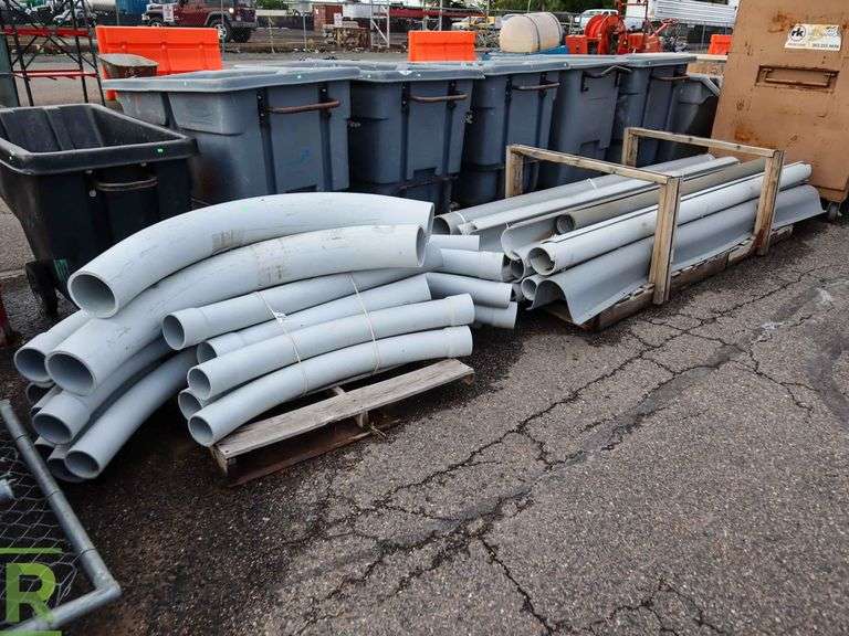 (2) Pallets of Cantex PVC Pipe Roller Auctions