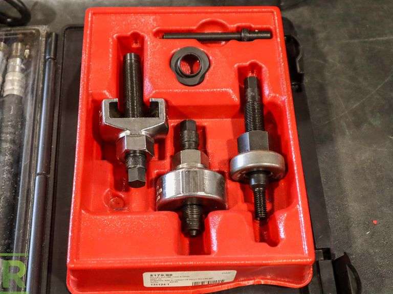 SnapOn Compressor Set Gauge and Steering Wheel and Alternator Pully