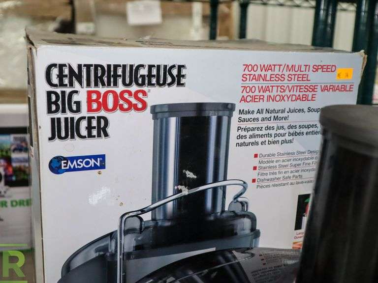 Emson Big Boss Juicer Roller Auctions