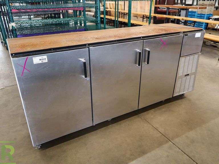 Perlick C5064ESCUL 3Door Bar Back Refrigerator, Inoperable Roller Auctions