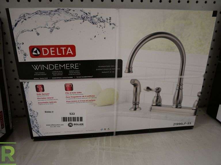 Delta 21996LFSS Kitchen Faucet Roller Auctions