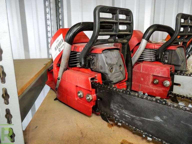 (2) Shindaiwa 757 20" Chainsaw, Gas Roller Auctions