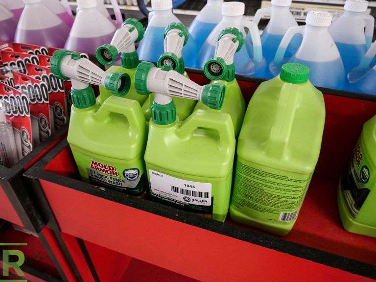 (6) Microban Mold Armor EZ Deck Fence and Patio Wash Roller Auctions