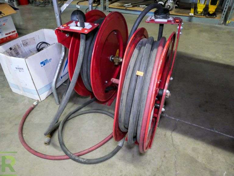 (2) Lincoln Hose Reels Roller Auctions