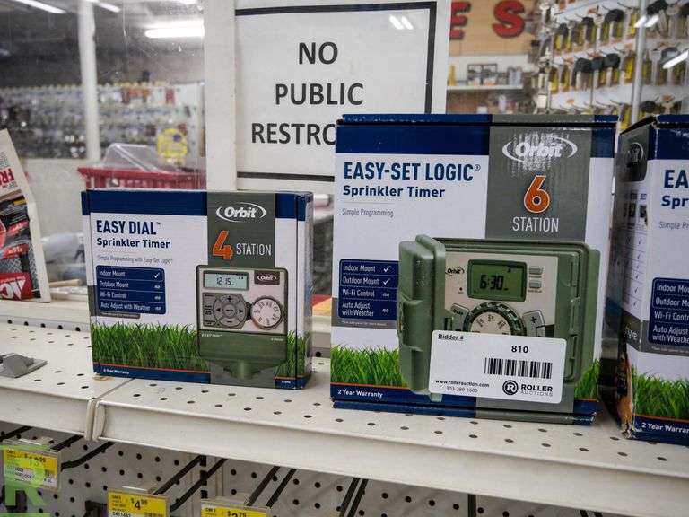 (2) Orbit Sprinkler Timers; 57896 and 57594 Roller Auctions