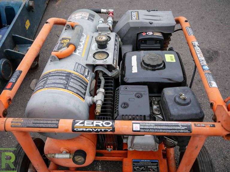 Ridgid Zero Gravity Air Compressor Roller Auctions