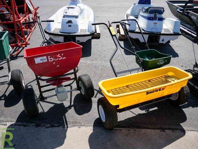 Boss Fertilizer Spreader, Scott's Fertilizer Spreader, Snow Ex Salt