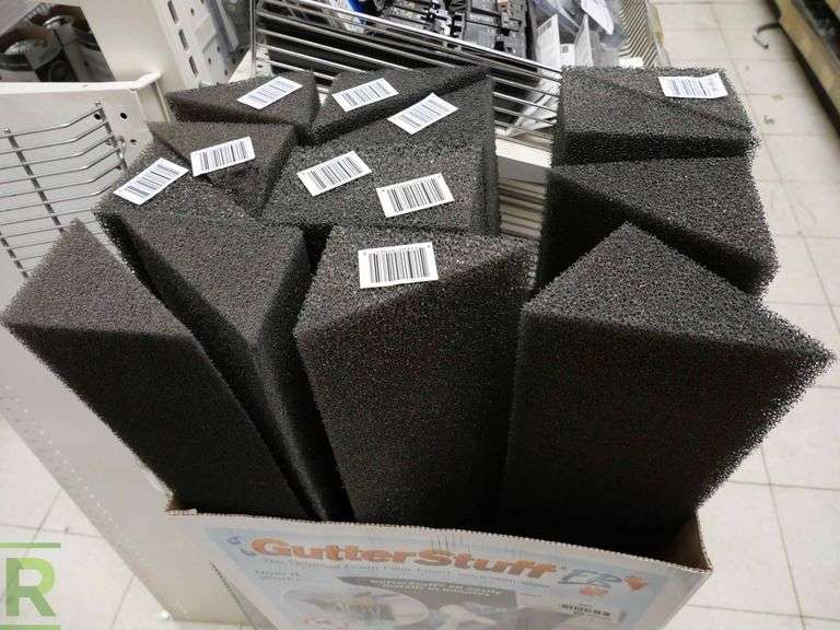 Box of Gutter Stuff Foam Filter Gutter Inserts, 5” x 48” Roller Auctions