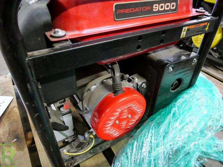 Predator 9000 Generator, Gas, 7250W, Electric Start Roller Auctions