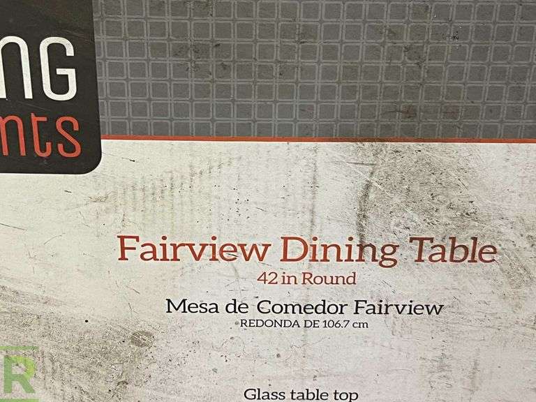 Living Accents 8402372 Fairview Dining Table Roller Auctions