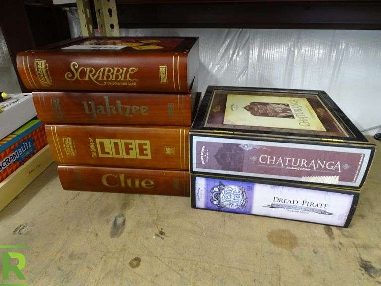 (6) Vintage Collection Bookshelf Edition Board Games Roller Auctions