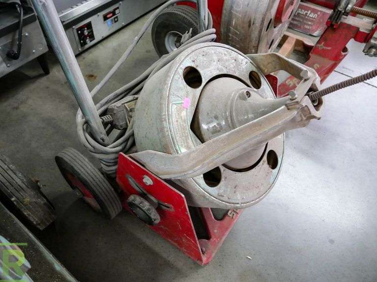 Spartan 100 Electric Drain Cleaner Roller Auctions
