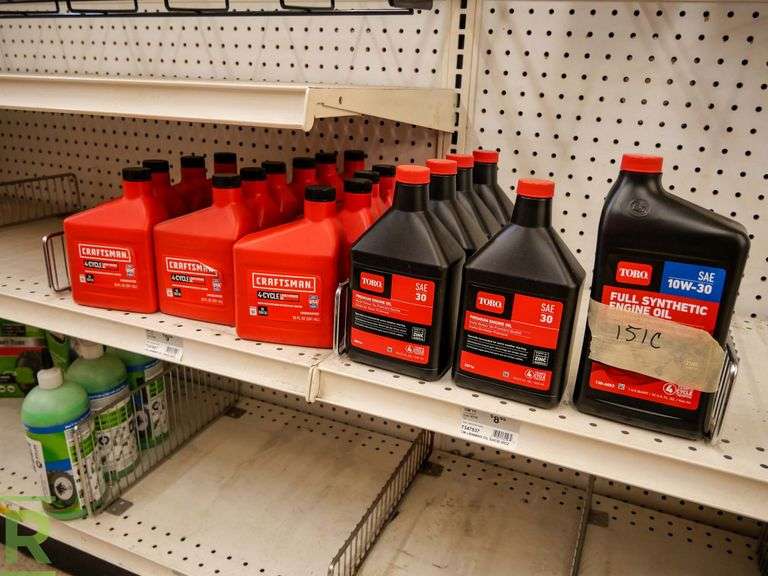 (20) Bottles Craftsman 4Cycle Lawn Mower Oil and Toro SAE 30 Engine