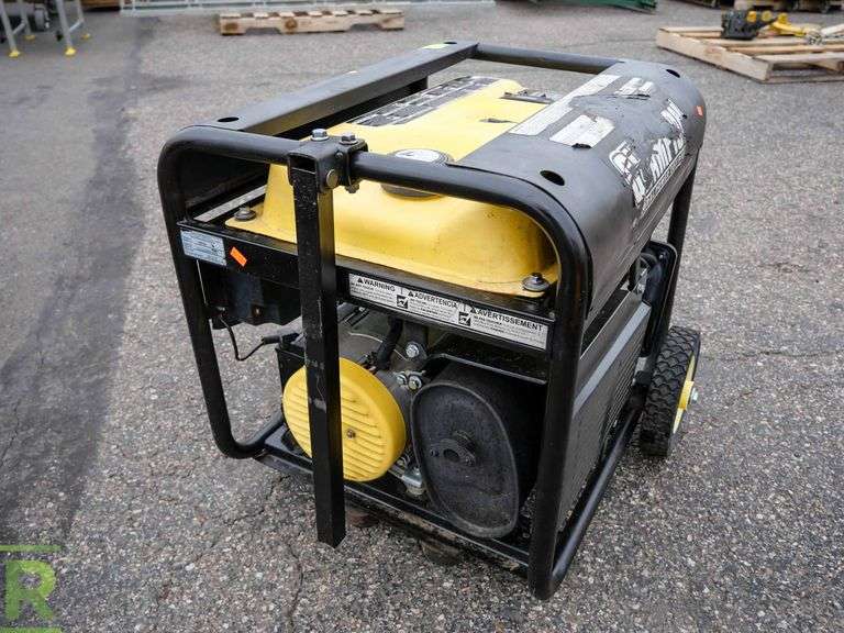 Champion Generator, 3500W, Gas Roller Auctions