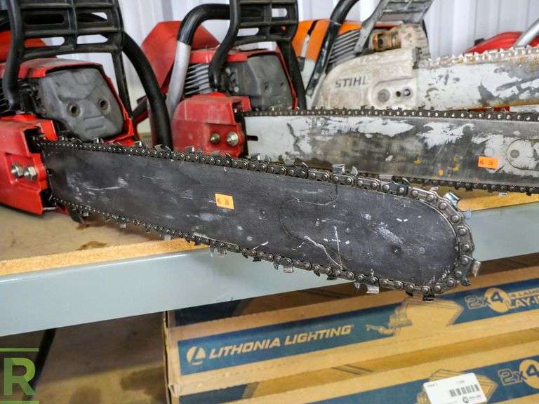 (2) Shindaiwa 757 20" Chainsaw, Gas Roller Auctions