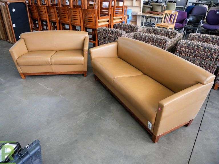 Brayton Lounge Sofa and Loveseat Roller Auctions