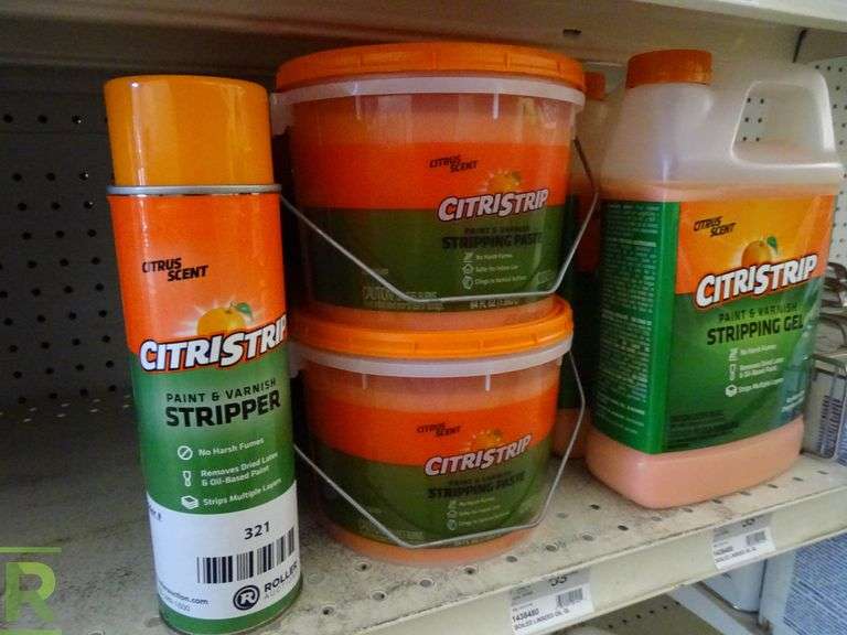 (11) Citristrip Paint Stripping Varnish, Paste, Gel Roller Auctions