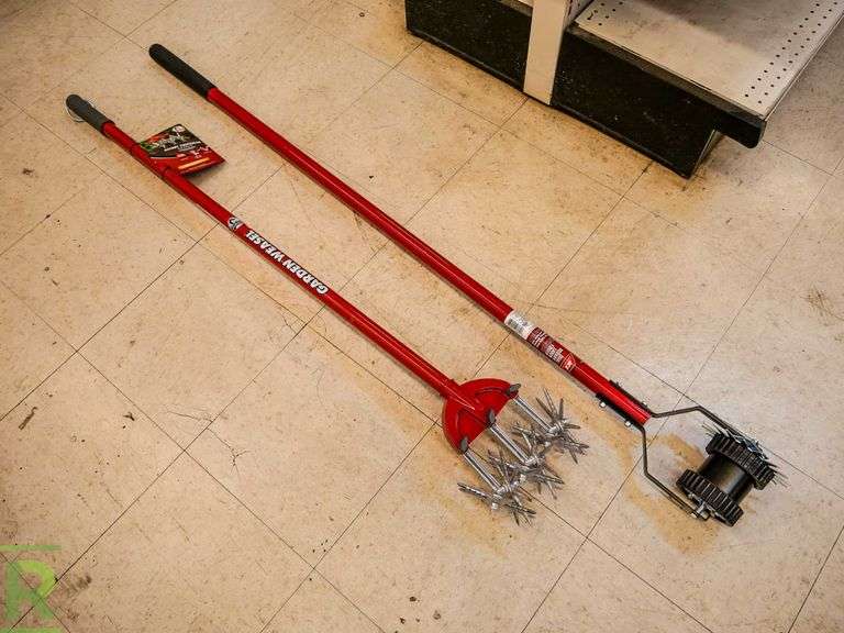 Garden Weasel Rotary Cultivator and ACE Edger Roller Auctions