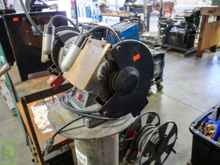 Craftsman 6" Bench Grinder on Stand Roller Auctions