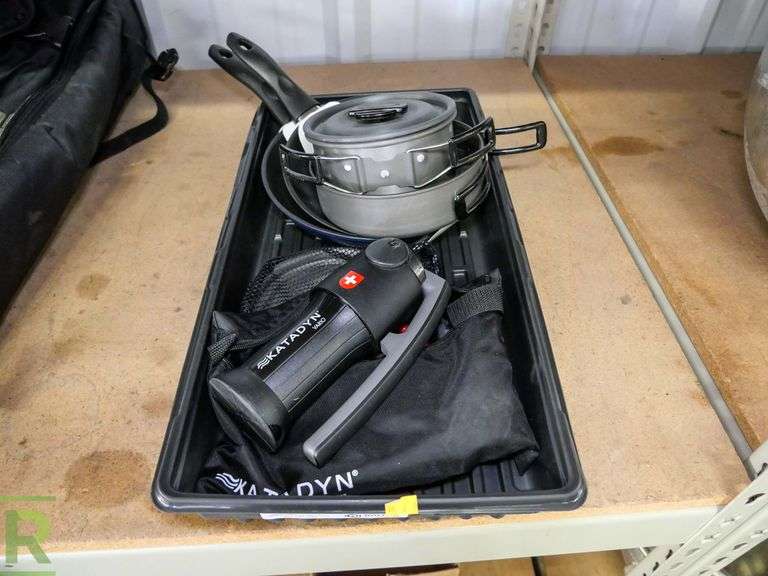 Tray of Camping Gear Roller Auctions