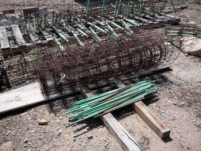 Concrete Pavement Dowel Baskets, Wire Mesh Roller Auctions