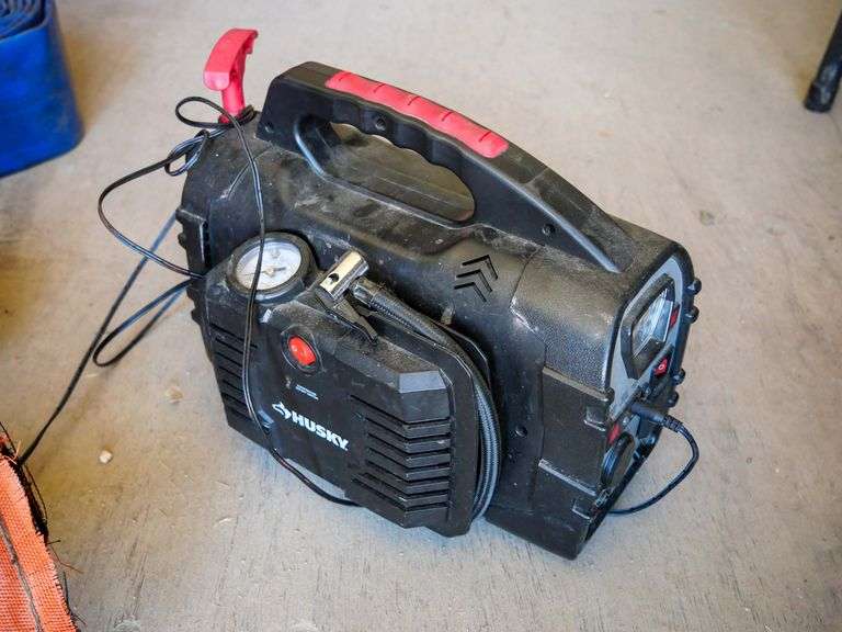 Husky Portable Compressor / Battery Charger Roller Auctions