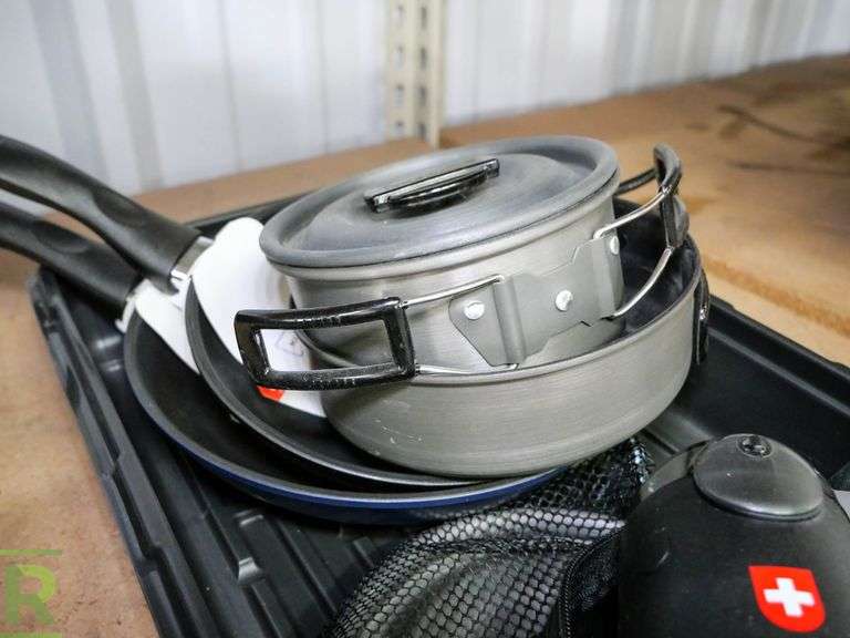 Tray of Camping Gear Roller Auctions