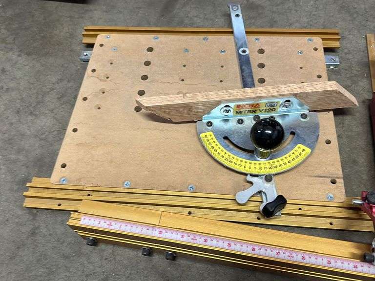 Incra Miter 5000 and Miter V120 Table Saw Miter Gauges Roller Auctions