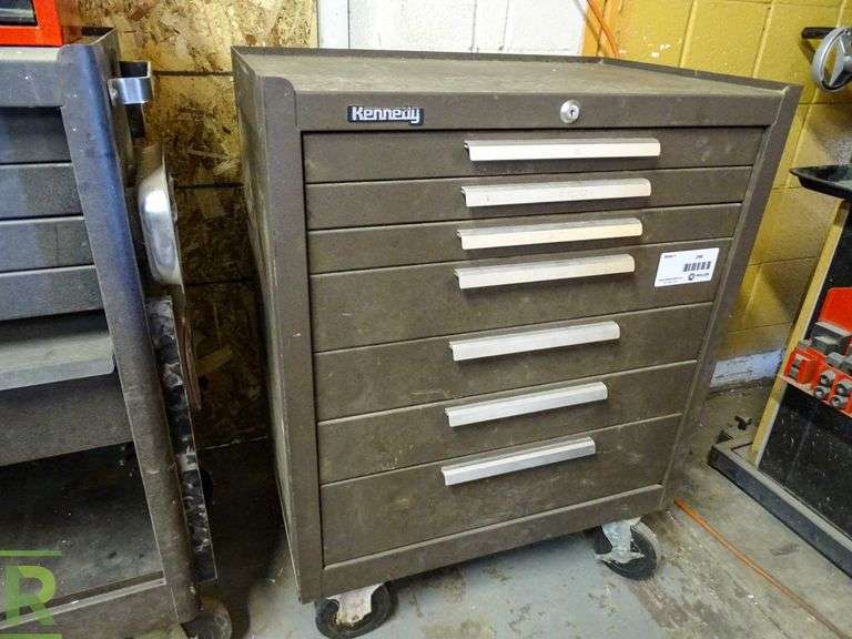 Kennedy 7Drawer Toolbox Base on Casters Roller Auctions