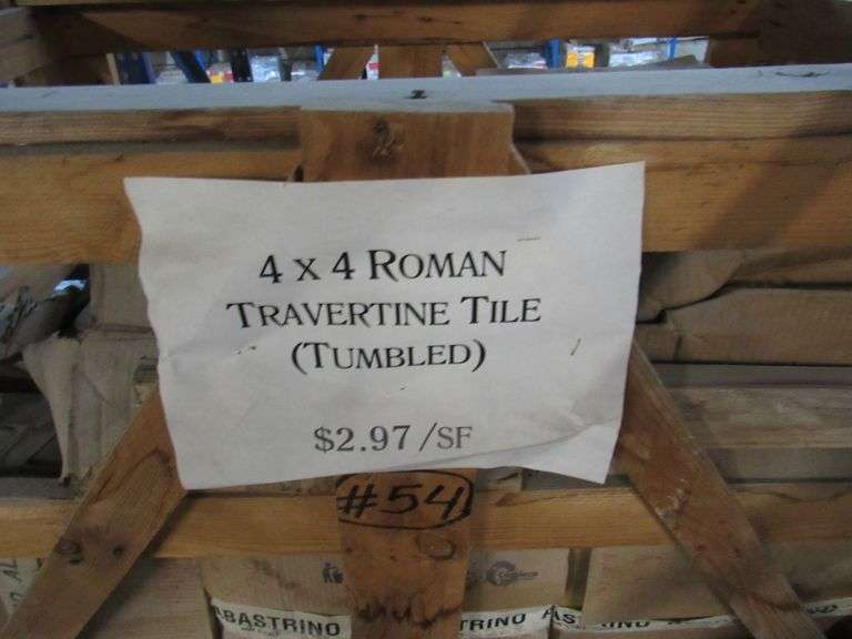 LOT, (10) CRATES/PALLETS ASSORTED TILE OR STONE PRODUCTS AS SHOWN