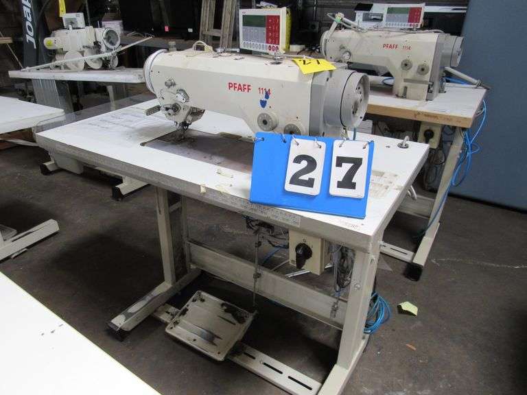 SEWING MACHINE, PFAFF MDL 1114-6/01-900/93 FULL FUNCTION HIGH SPEED ...