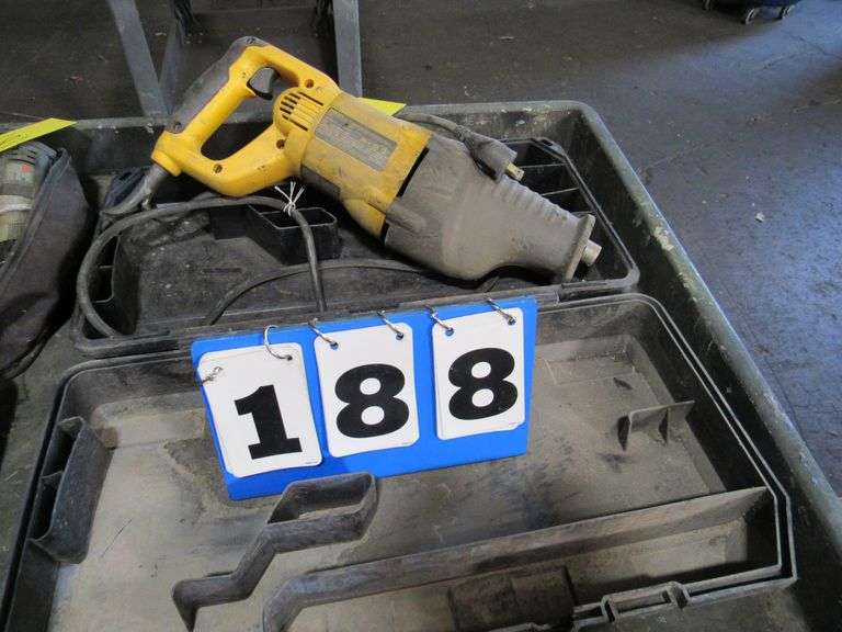 (1) DEWALT RECIPROCATING SAW, DW311 WITH CARRYING CASE Rosen Systems
