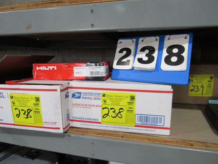 (4) BOXES OF HILTI 10 SELF TAPPING SCREWS, APPROX. (10,000) Rosen