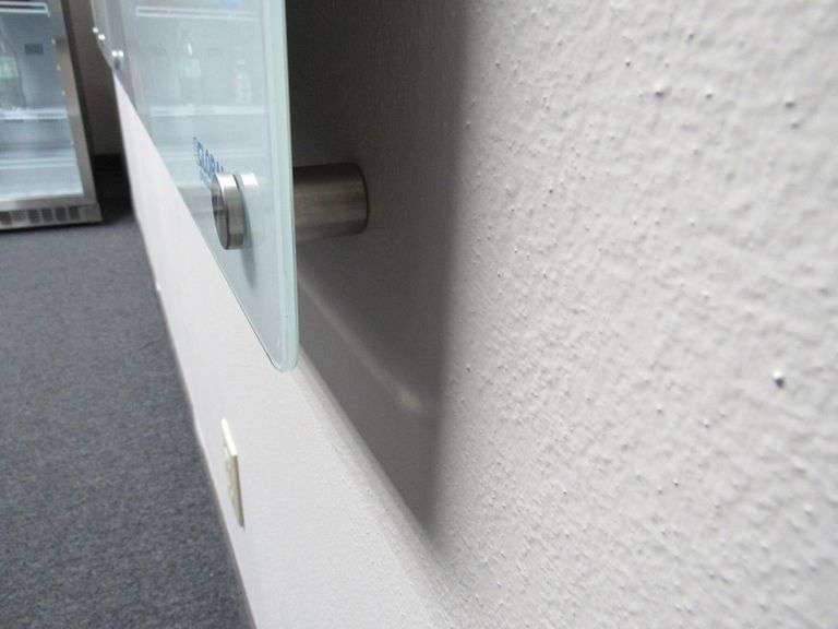 8' x 4' GLOBAL GLASS WHITE BOARD, MUST REMOVE FROM WALL Rosen Systems