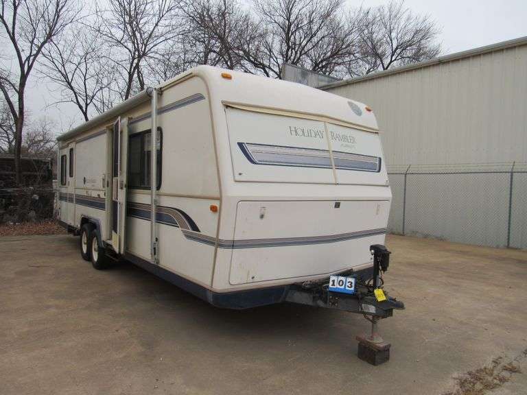 HOLIDAY RAMBLER ALUMALITE TRAVEL TRAILER, VIN 1KB1C1F23RW007079