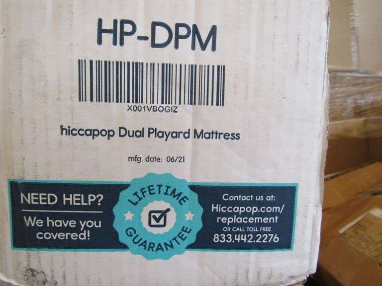 (1) GAYLORD BOX, ASSORTED ITEMS INCLUDING HICCAPOP DUAL PLAYARD