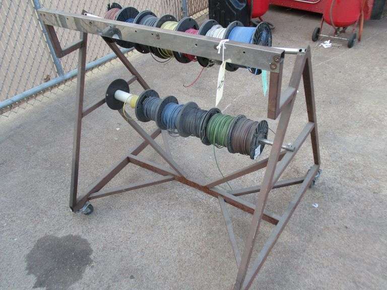 PORTABLE WIRE DISPENSING RACK WIHT WIRE AS SHOWN **Located at 11501 ...